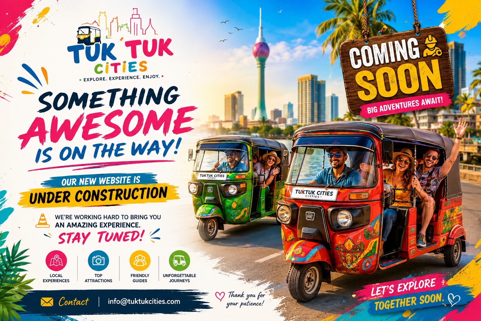 Tuk Tuk Cities Coming Soon Poster
